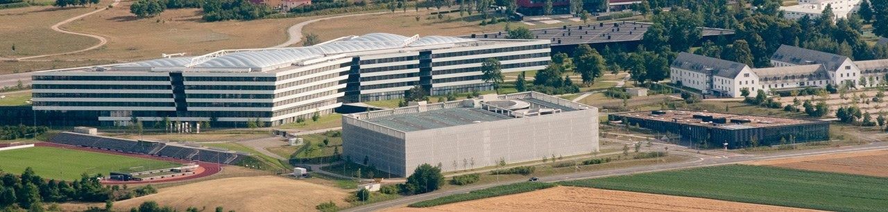 Aerial view of the adidas campus
