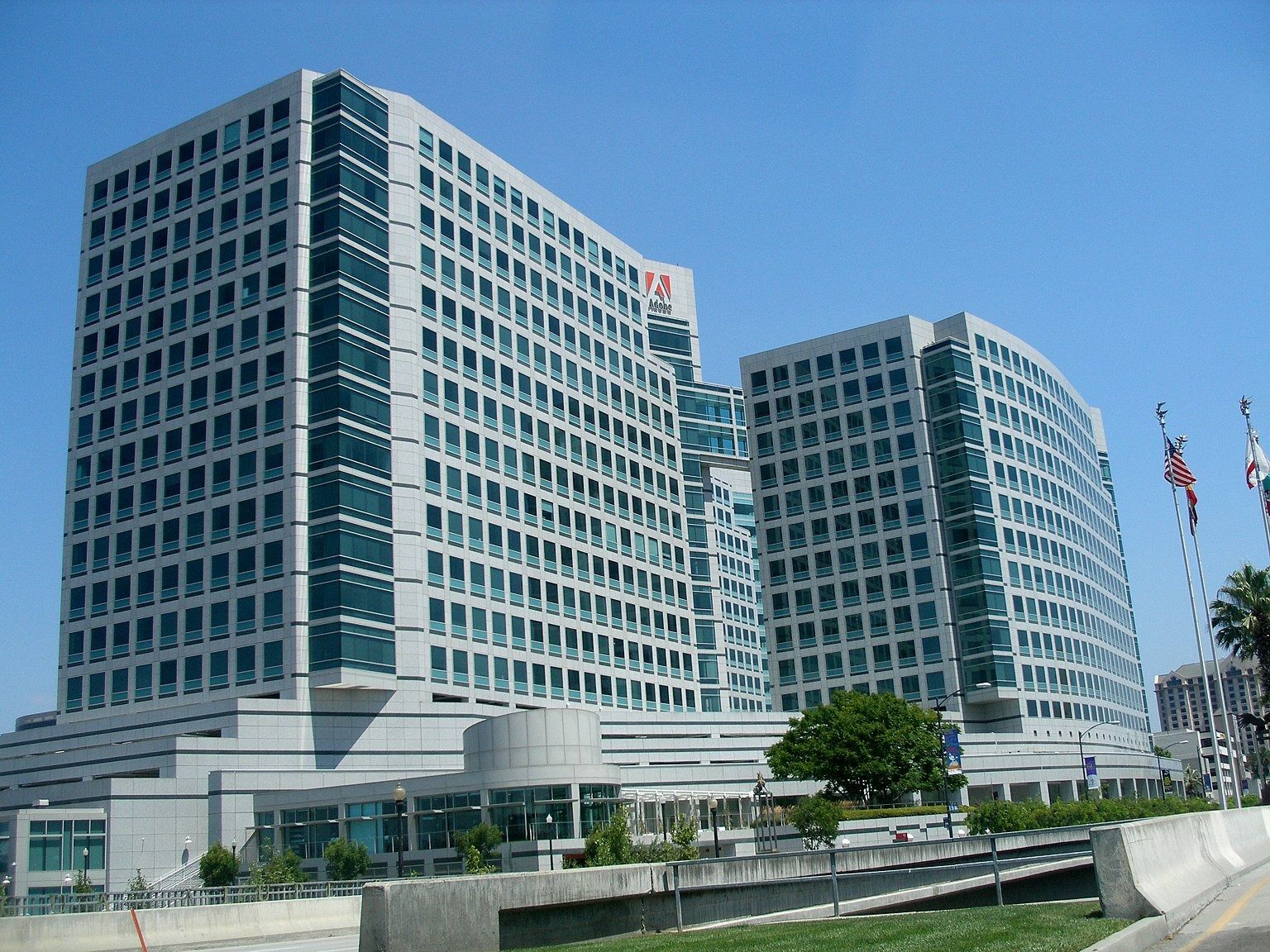 Adobe's West and East towers in 2006