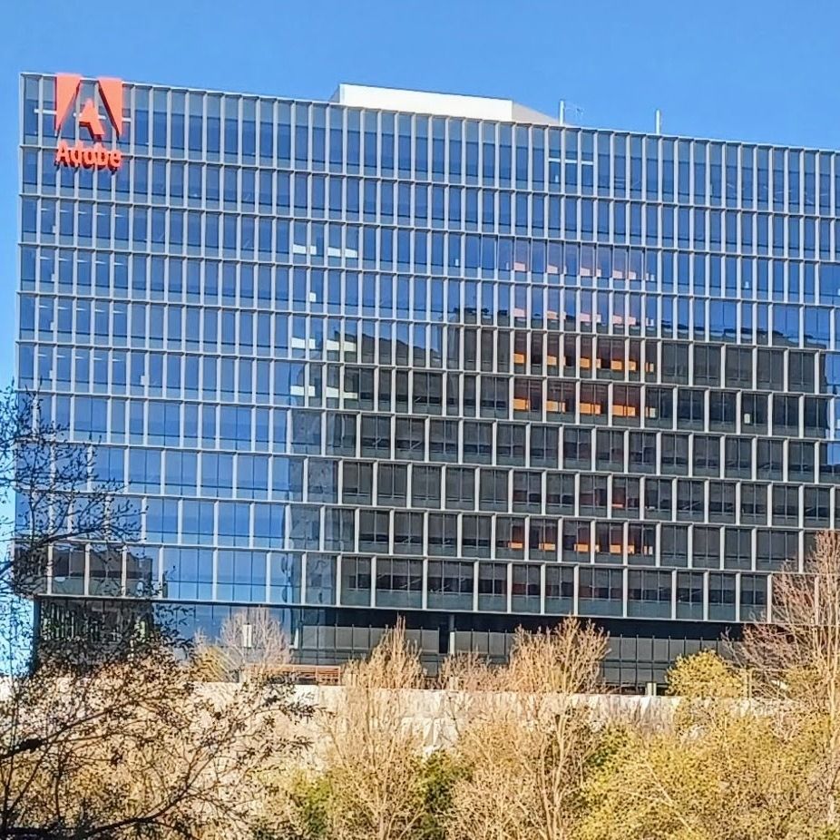 Adobe: Founders Tower seen from the south