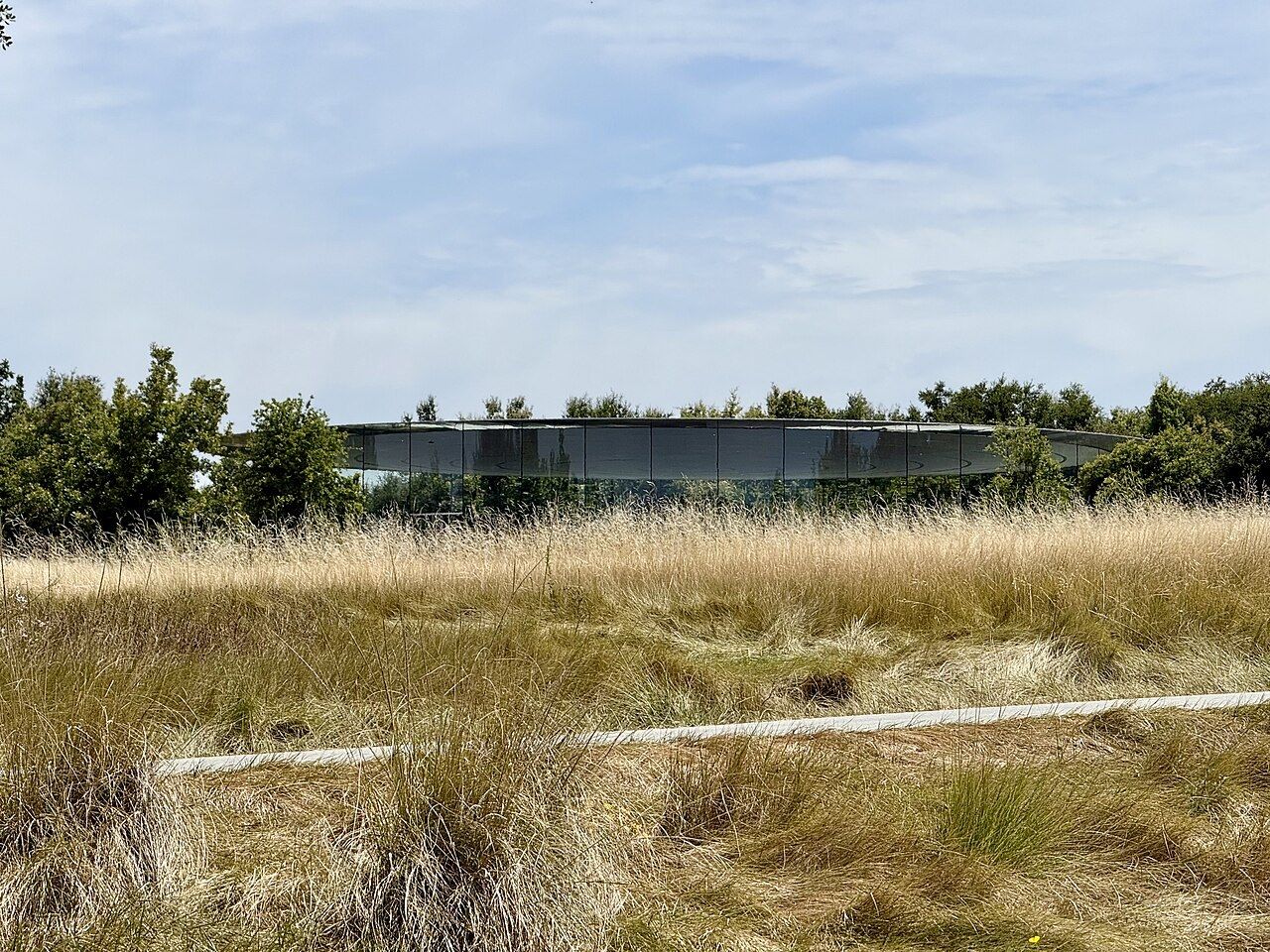 Apple: The Steve Jobs Theater across the landscape