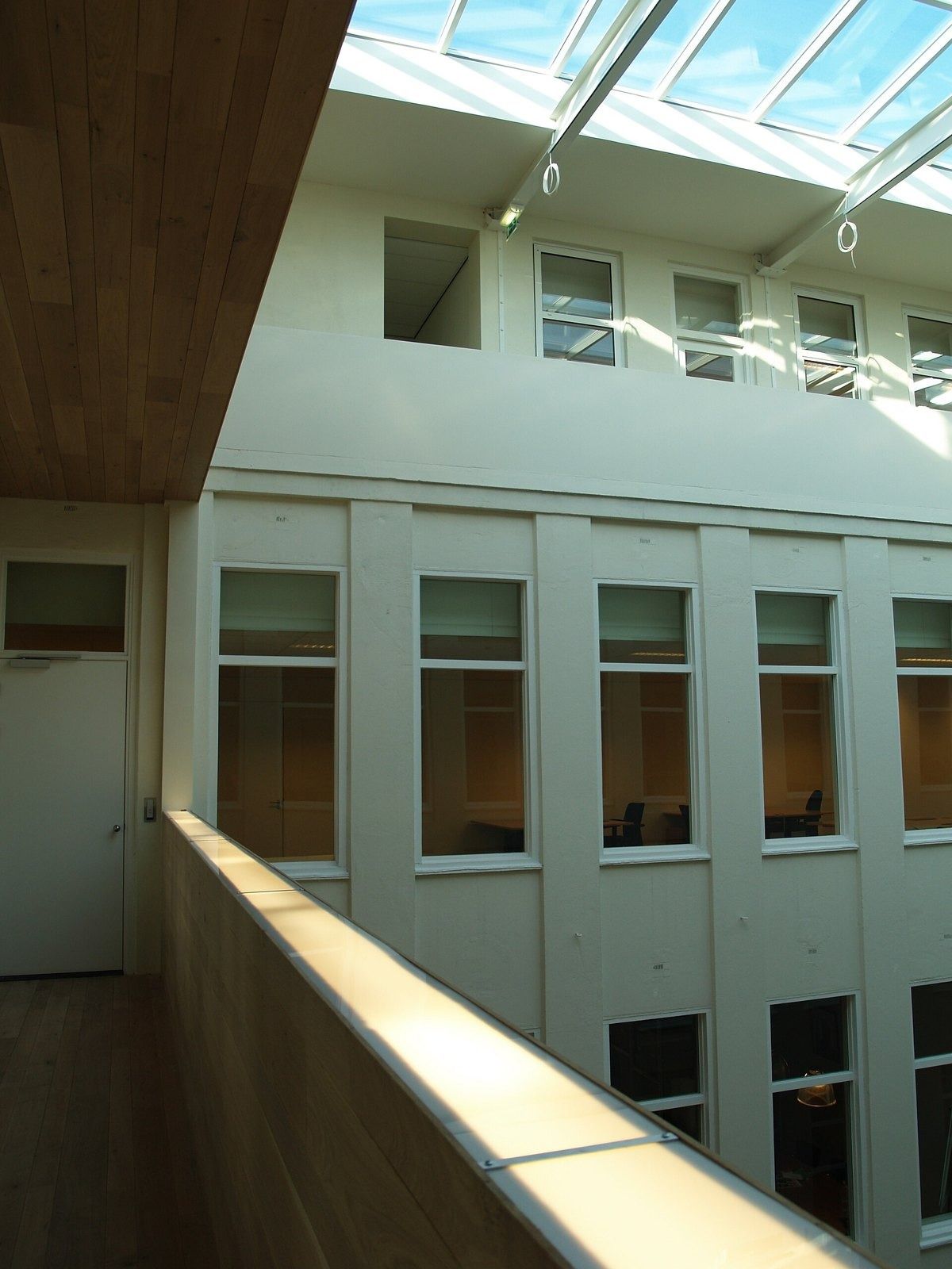 Atlassian: A balcony edge in the atrium