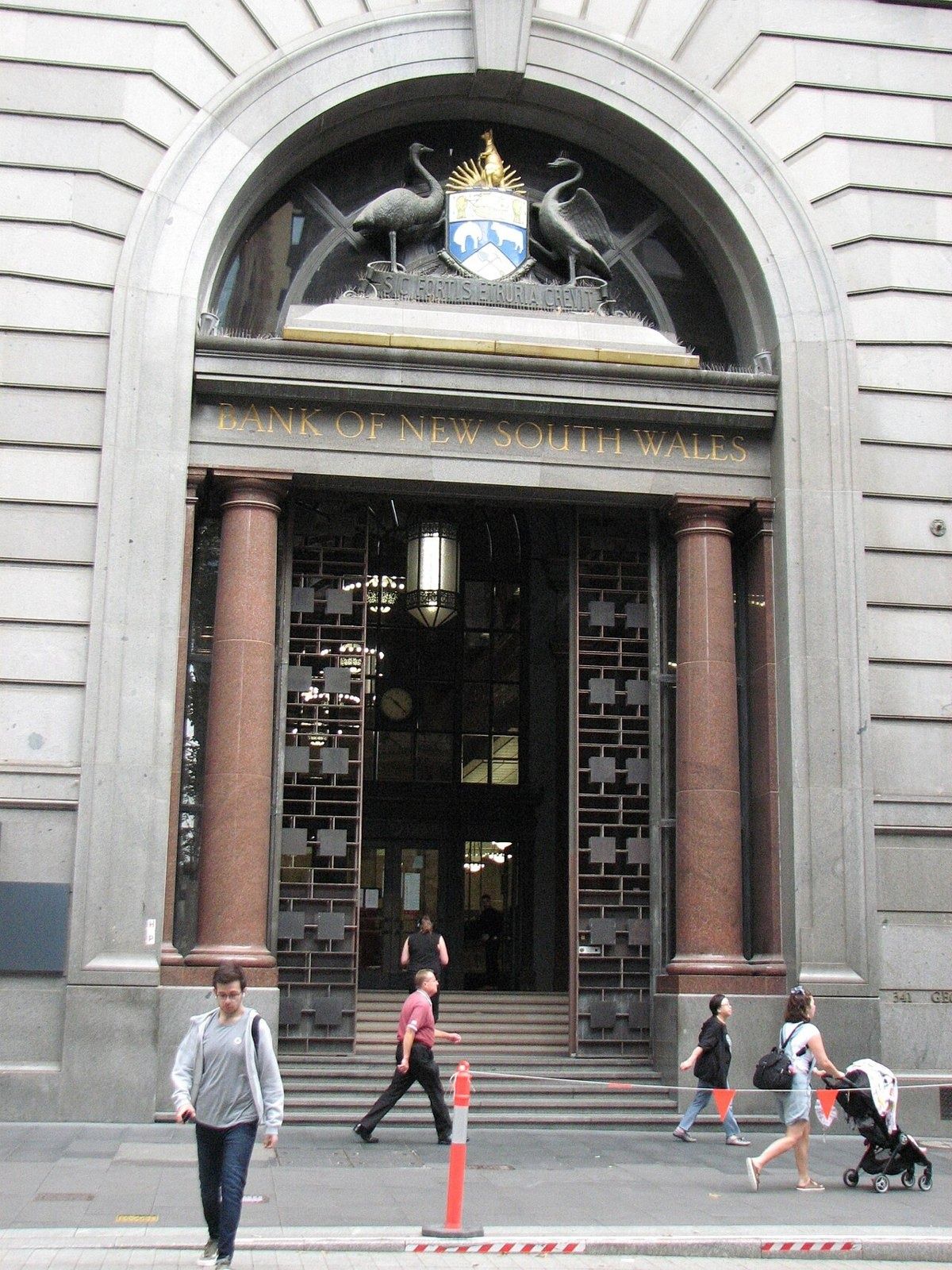 Atlassian: The arched stone entrance of 341 George Street