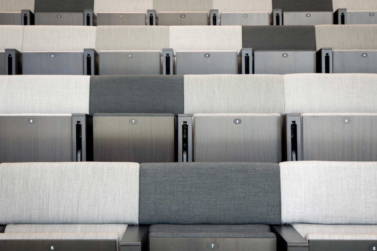 BlackRock: Rows of upholstered seats