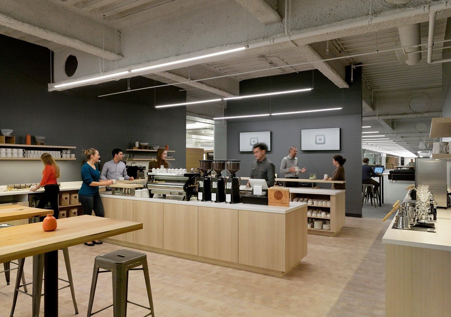 Block: A coffee bar with an espresso counter