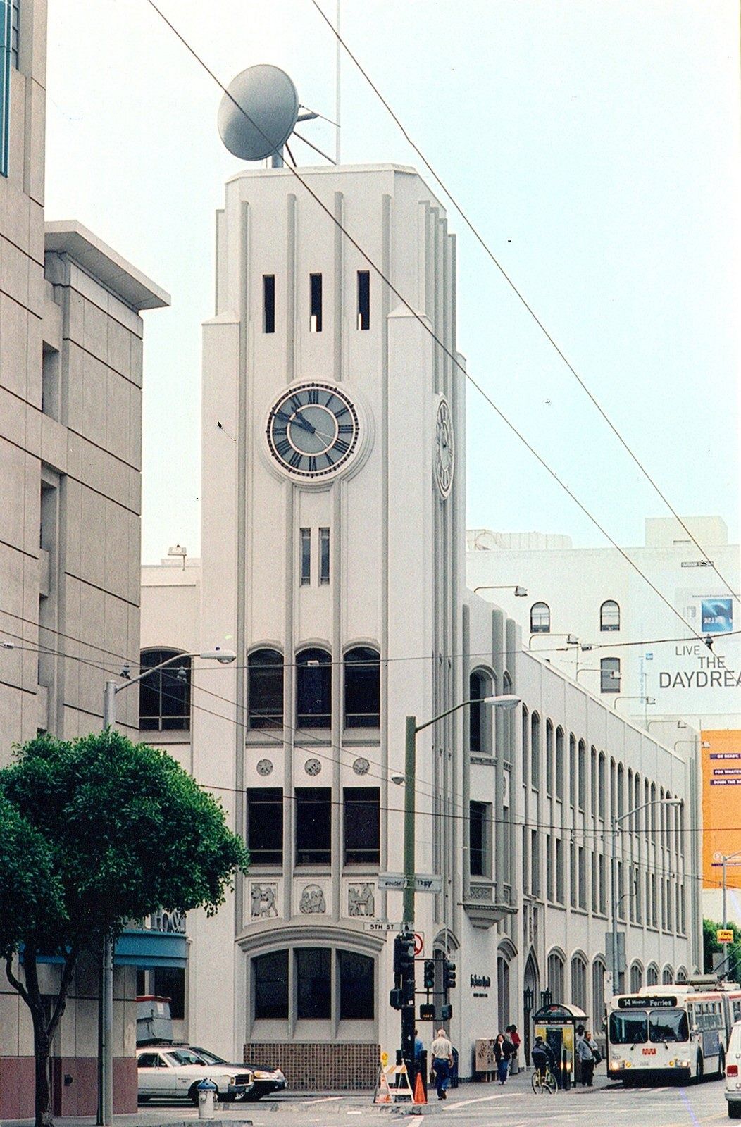 Clock tower of the San Francisco Chronicle Building