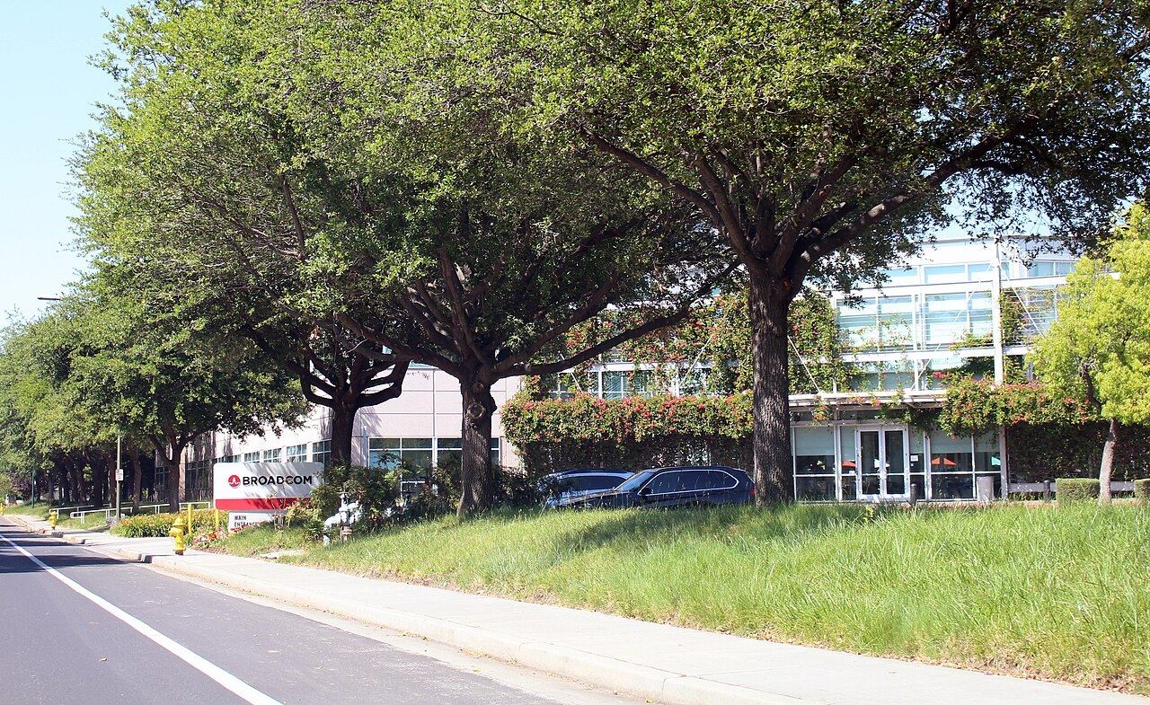 Broadcom headquarters in San Jose in 2019