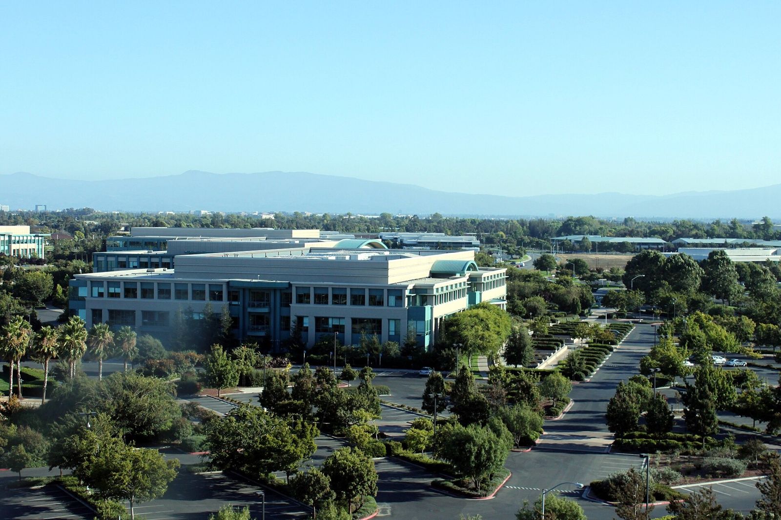 Cisco: Cisco buildings among trees