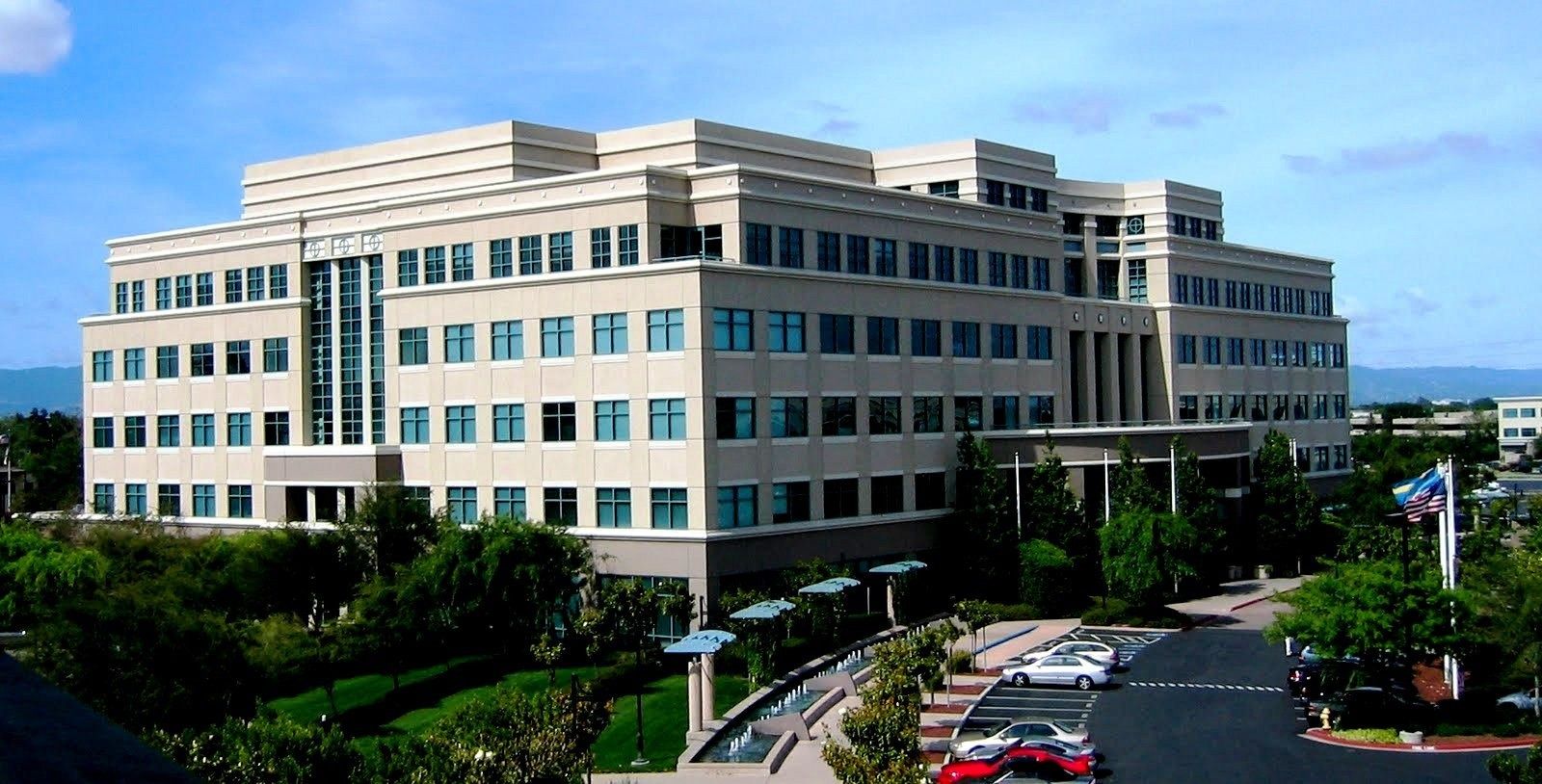 White office building on Cisco's San Jose campus