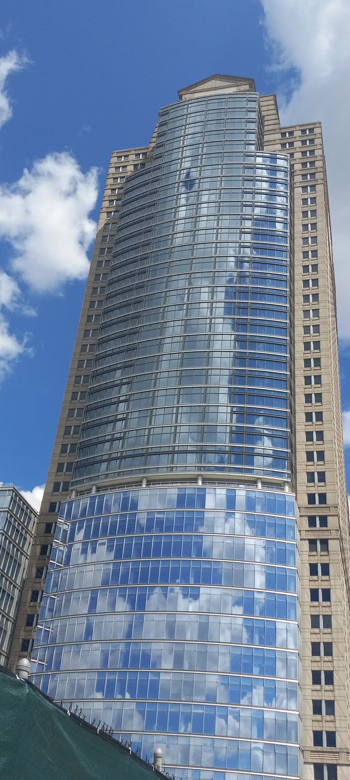 Citigroup: Glass-clad lower floors of the tower