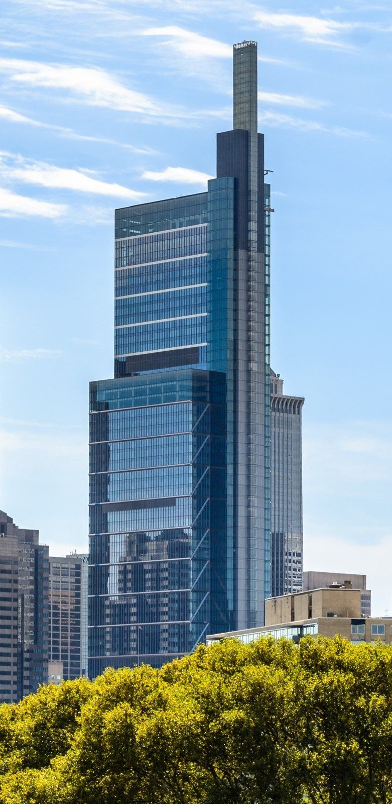 Comcast Technology Center over Center City