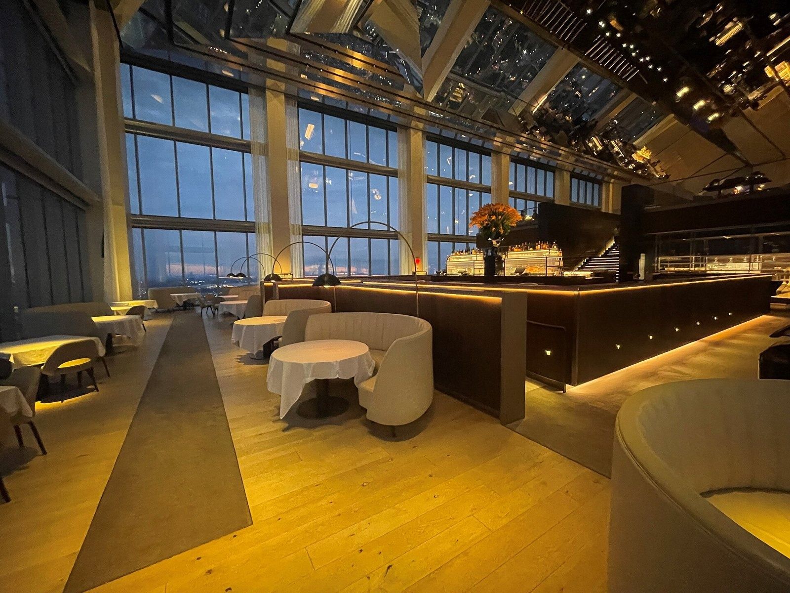 Comcast: Restaurant bar high in the Comcast Technology Center with city views