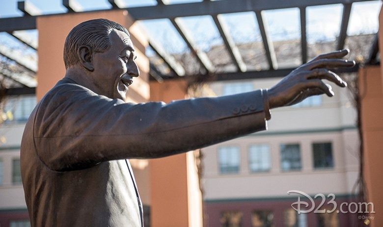 The Walt Disney Company: A bronze statue of Walt Disney