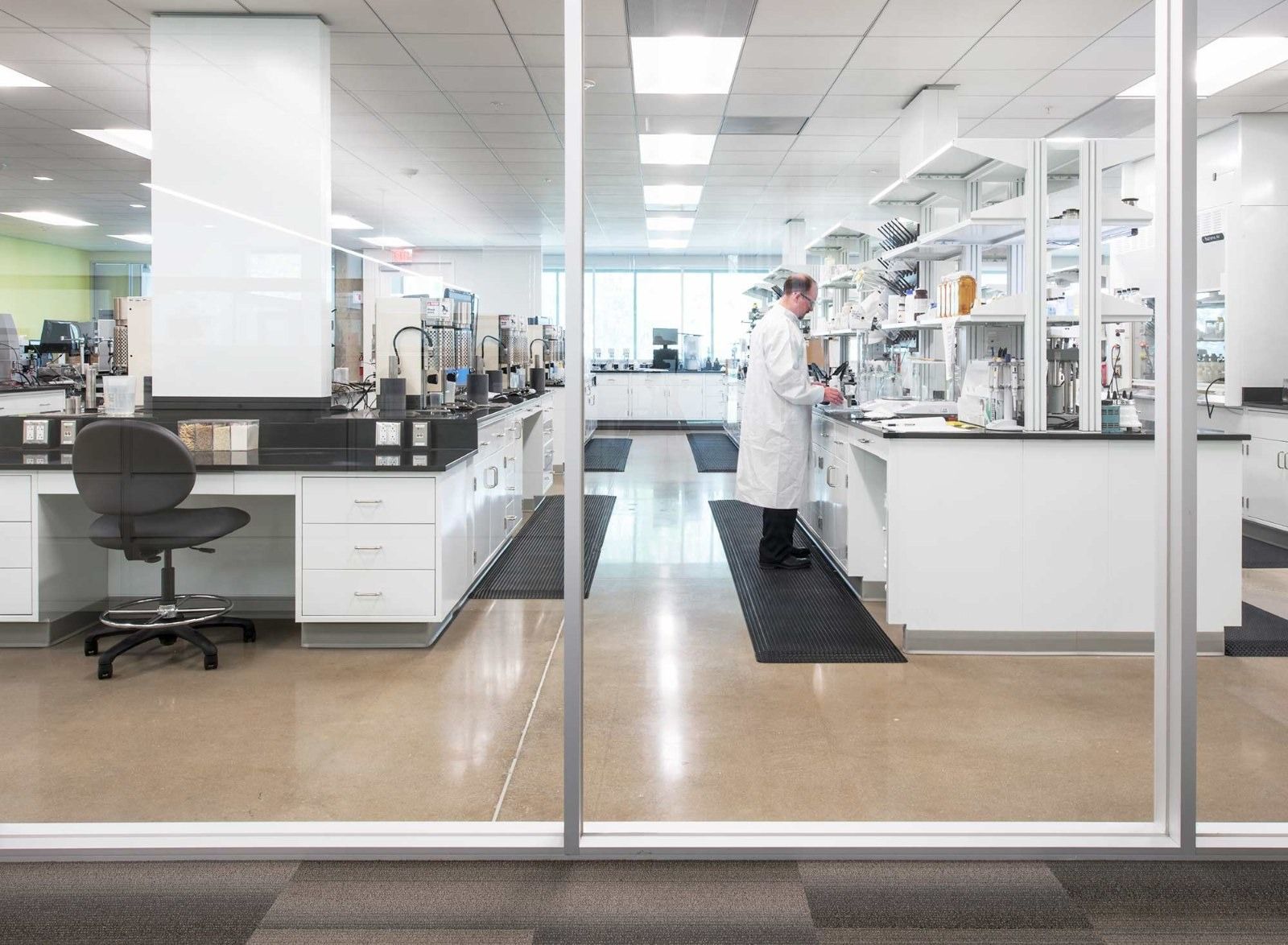 Halliburton: A laboratory behind glass doors