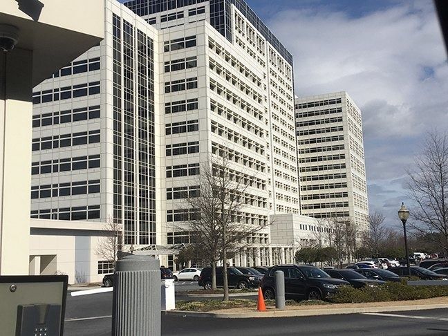 White office towers of the Store Support Center