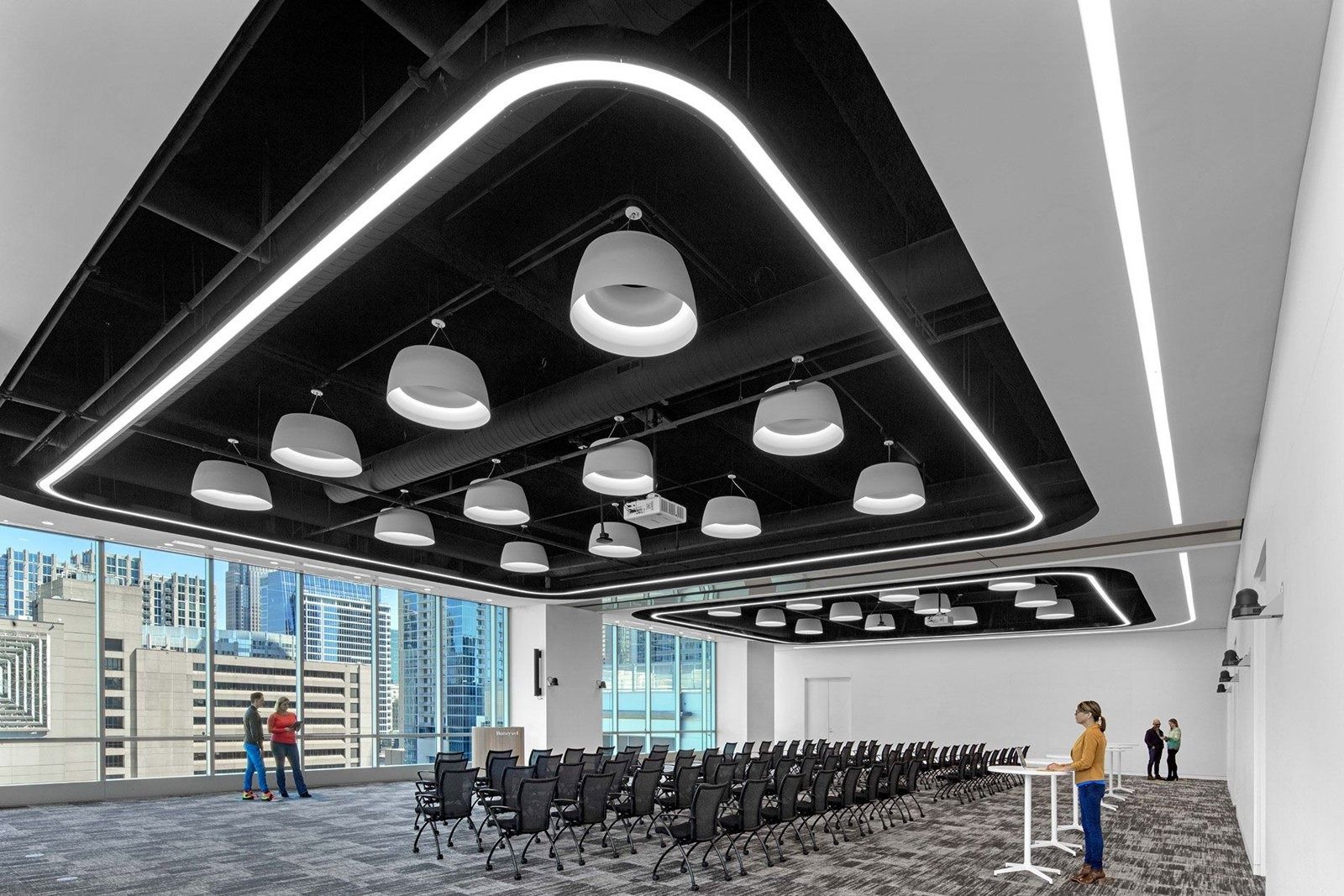 Honeywell: Training hall with chairs