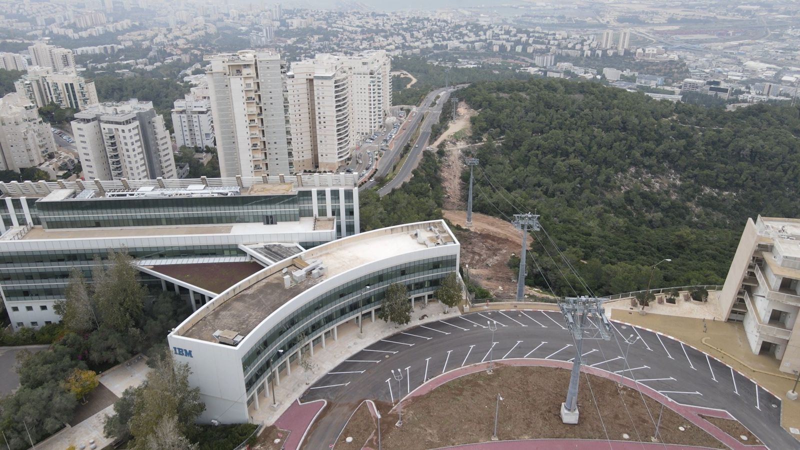 IBM: IBM's research building in Haifa from above