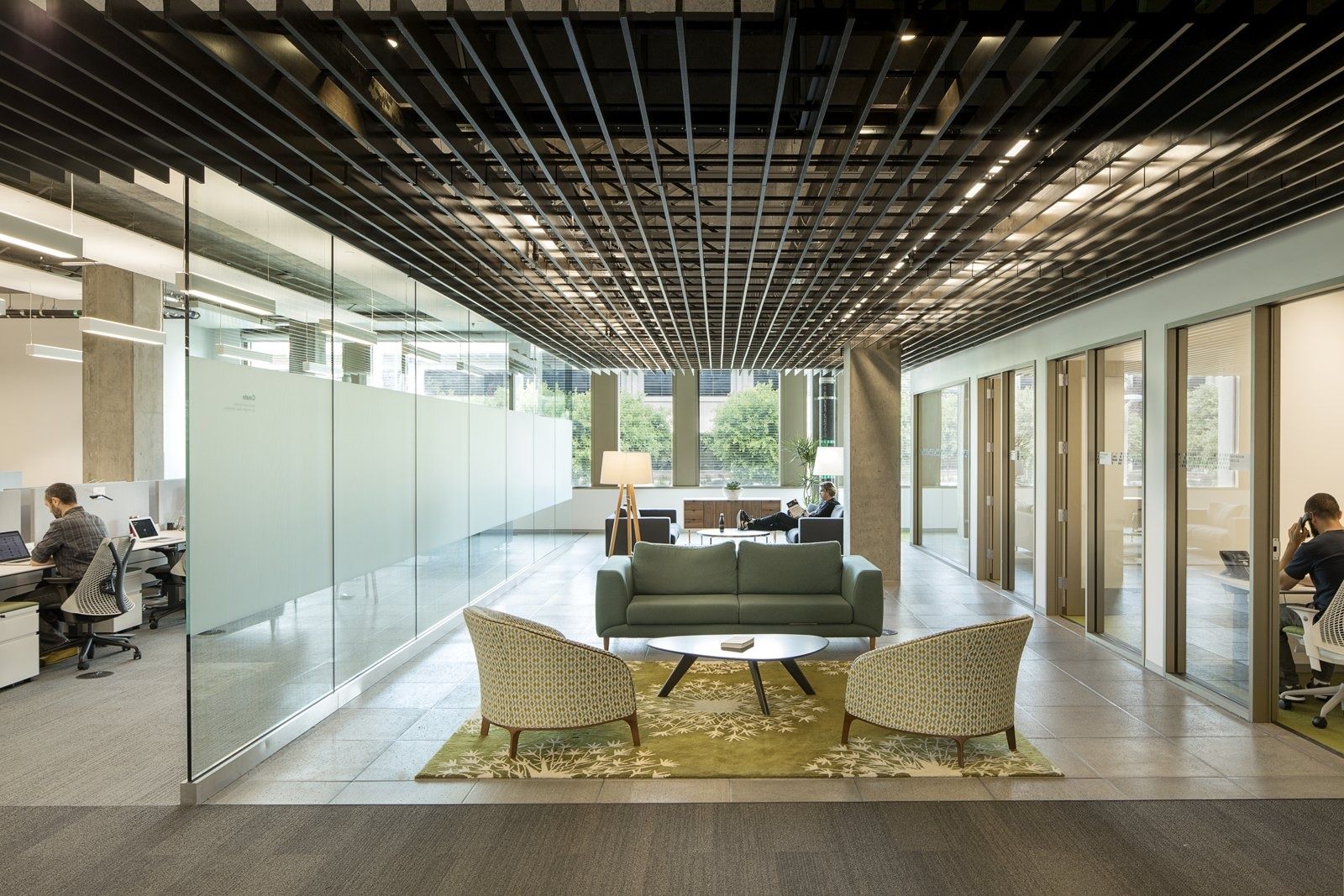 Intuit: A glass-walled lounge