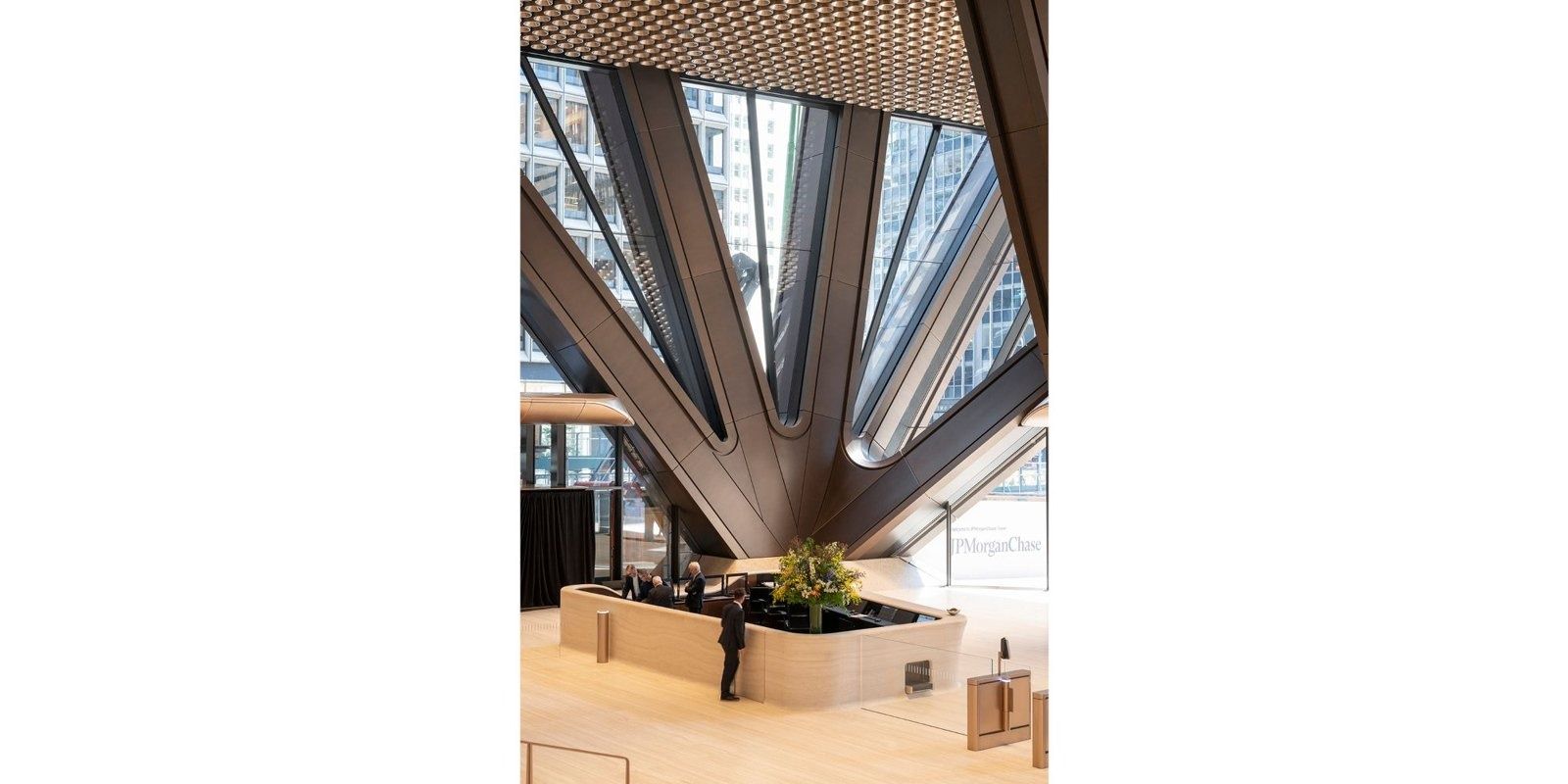 JPMorganChase: A planted corner under the fan columns