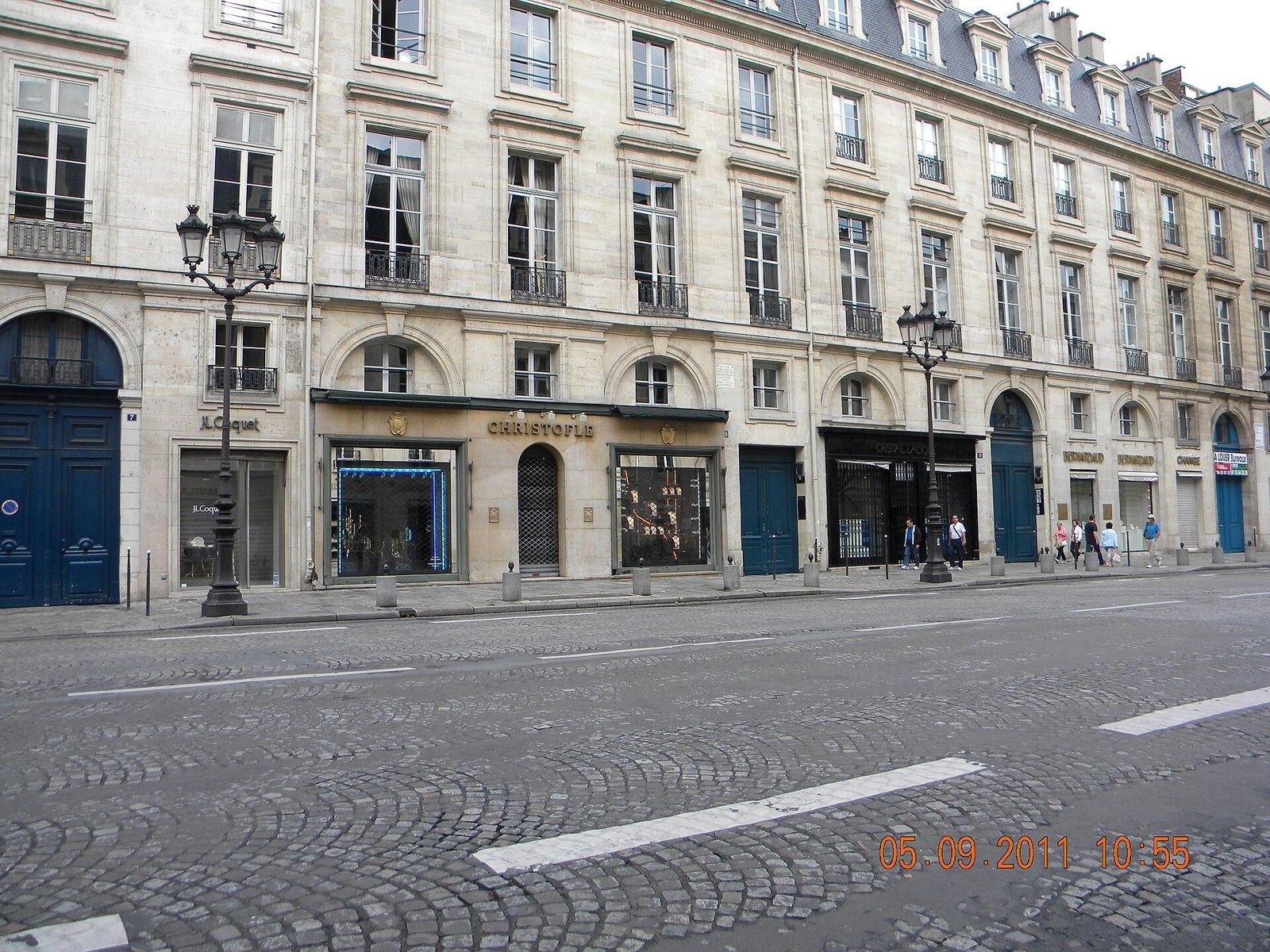 Facades on rue Royale, Paris