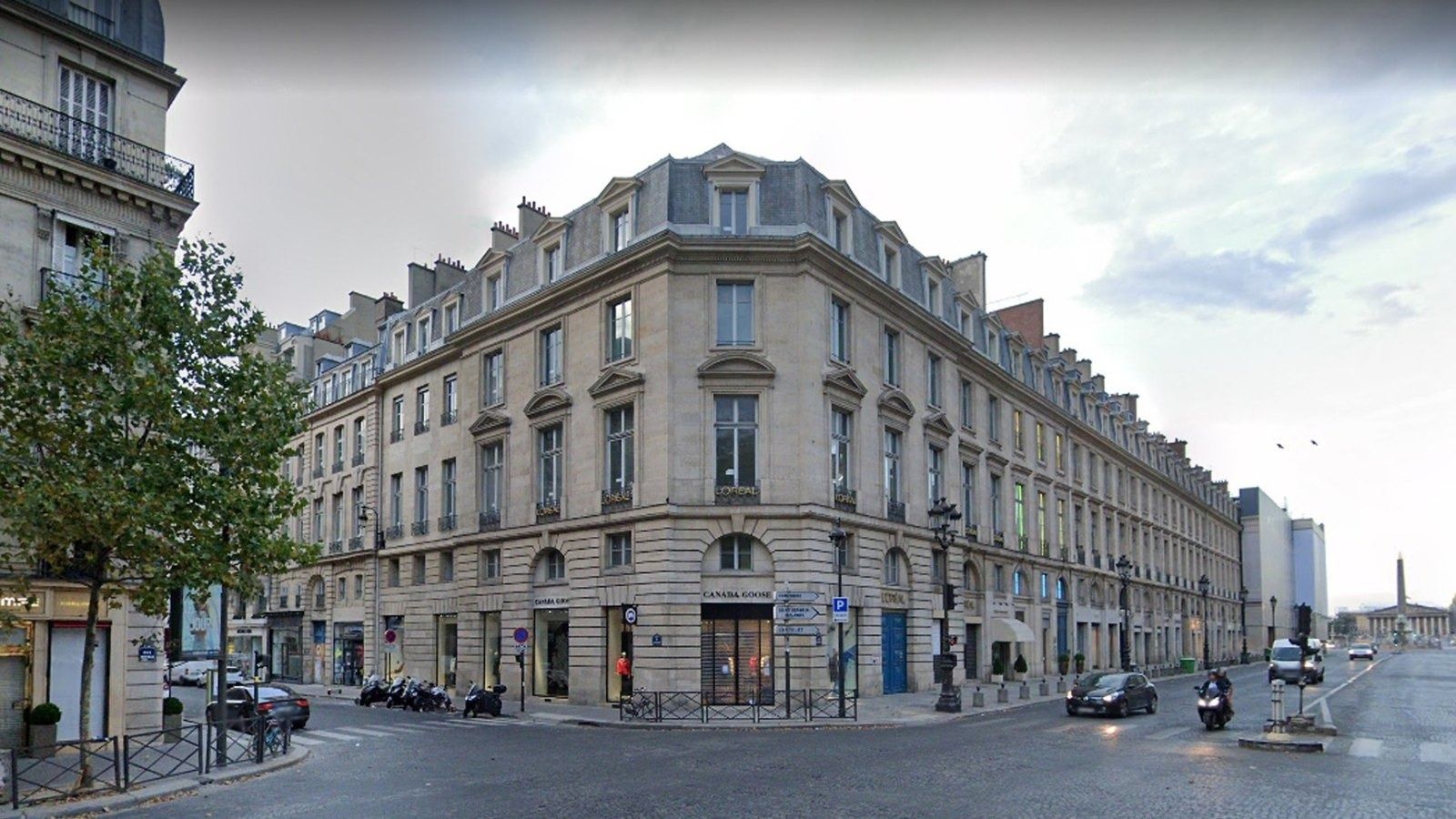 L'Oréal: The corner of rue Royale and rue Saint-Honoré with L'Oréal's historic building