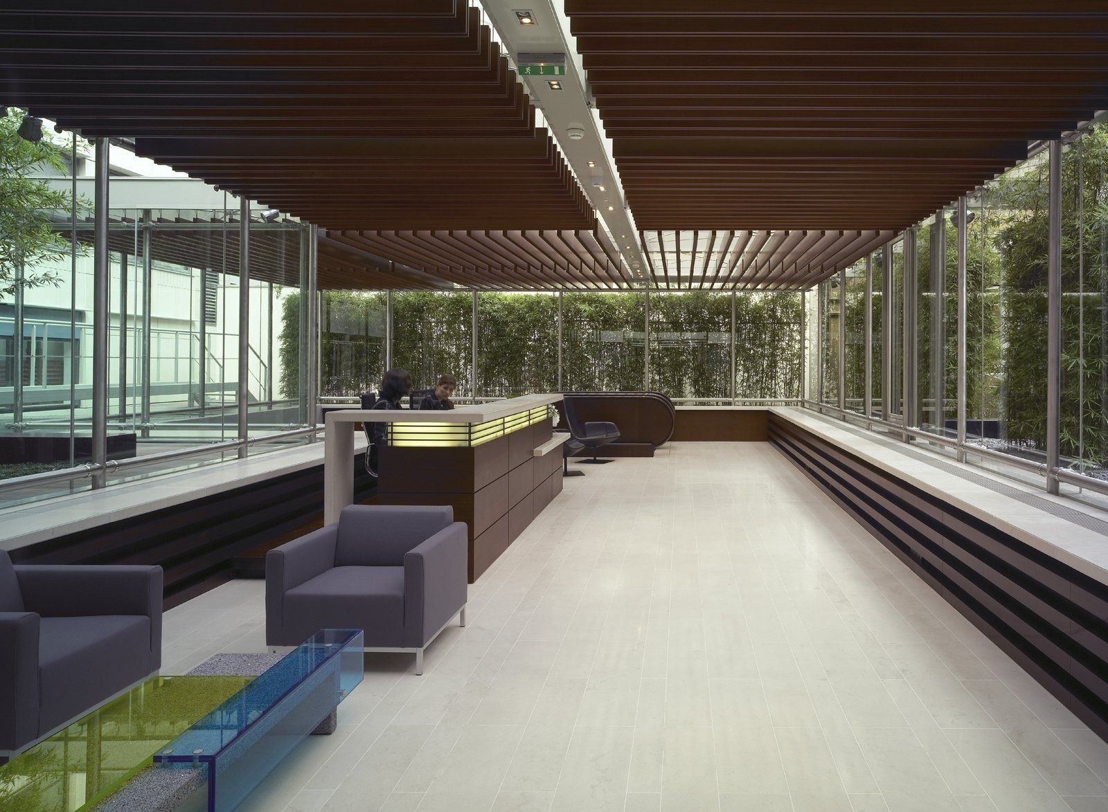 LVMH: Lounge chairs in the gallery