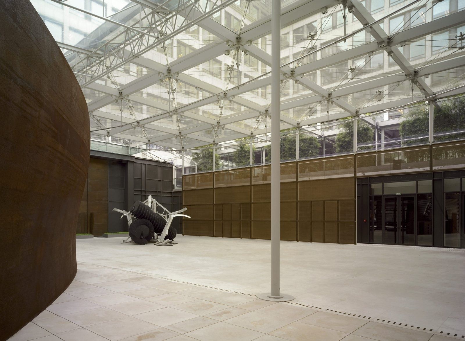LVMH: The courtyard under its glass roof