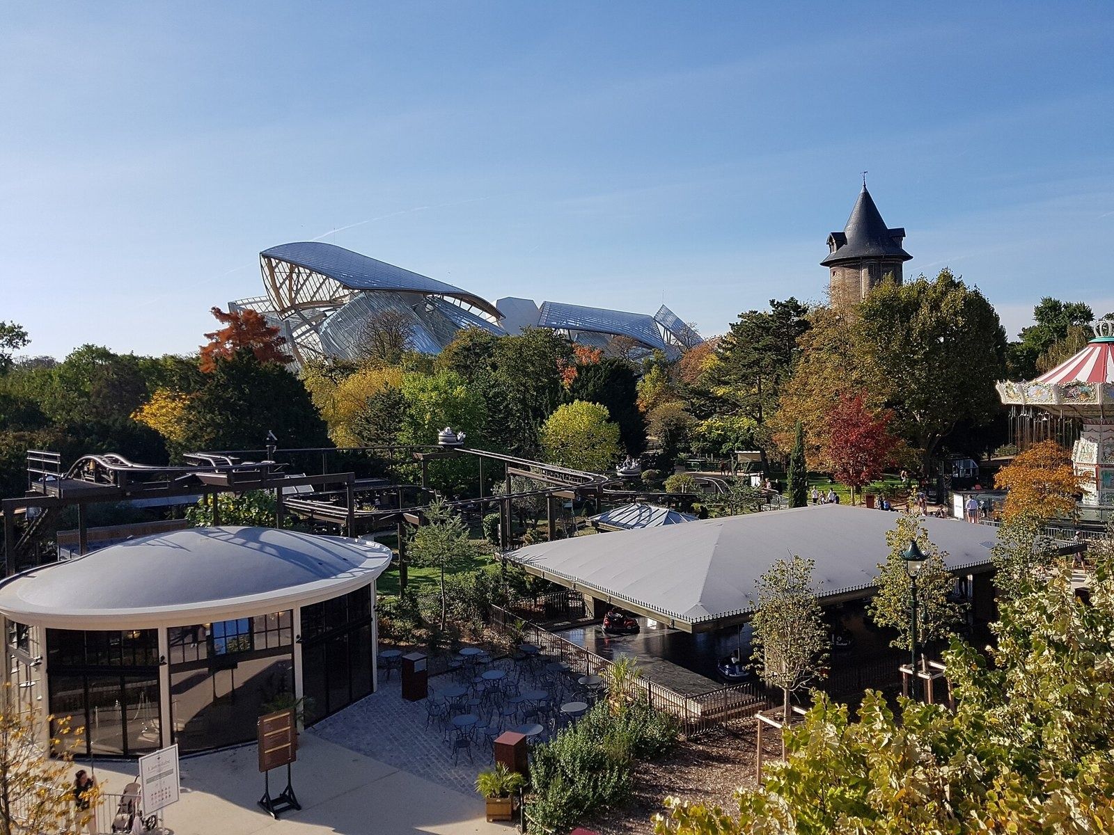 LVMH: The Fondation Louis Vuitton's glass sails above trees