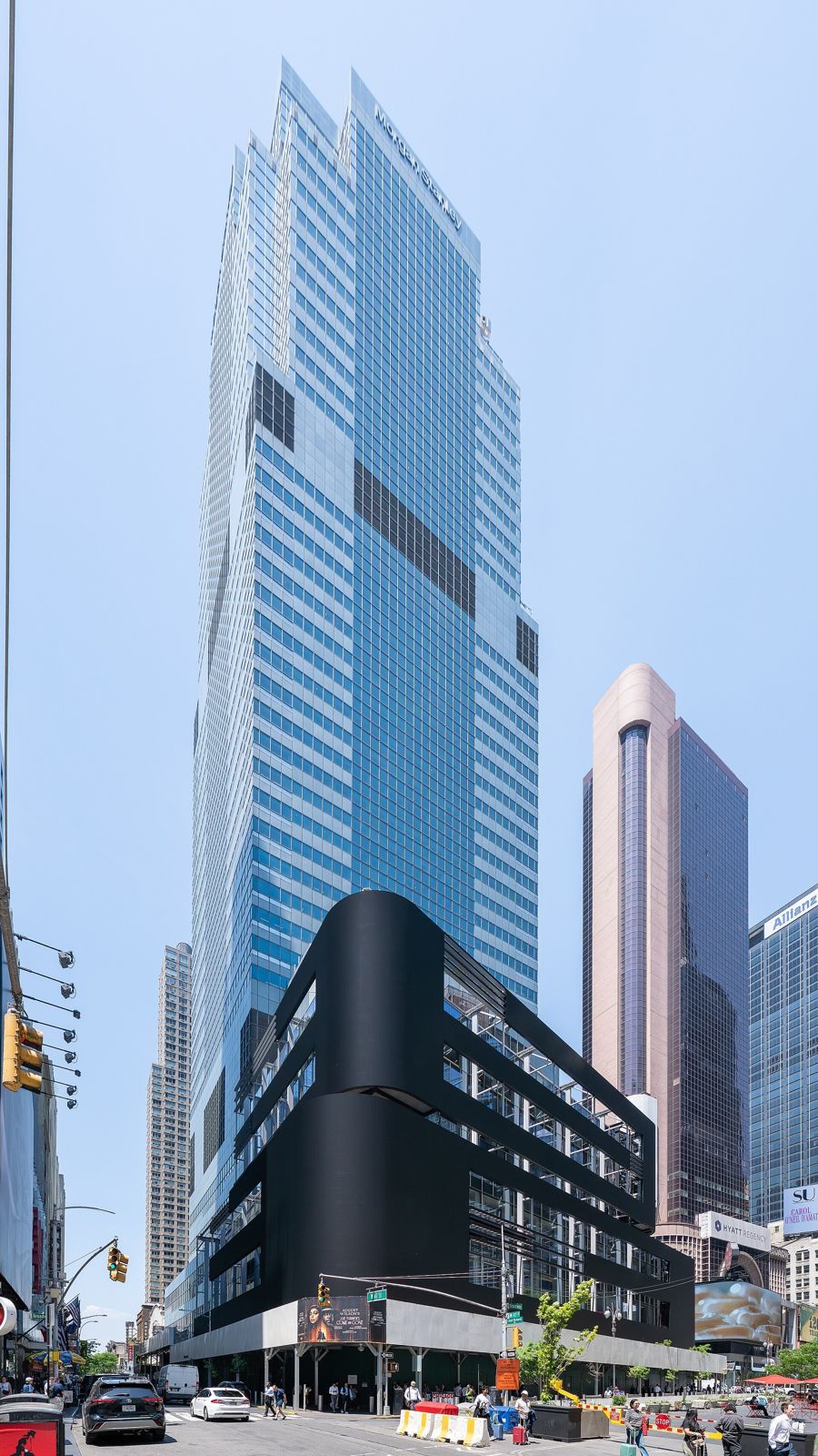 Morgan Stanley: The tower rising above a street corner