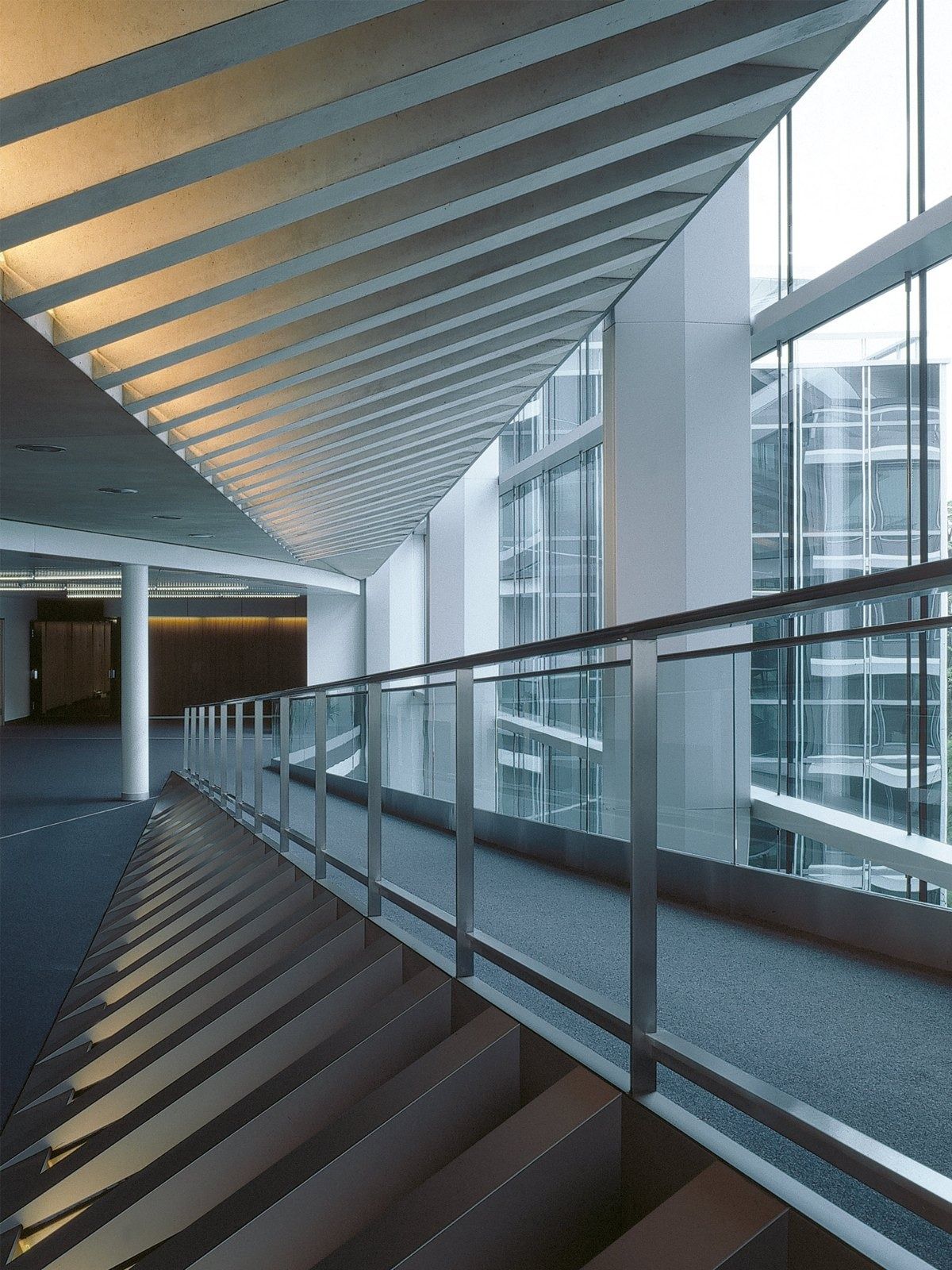 Nestlé: A walkway between glass facades