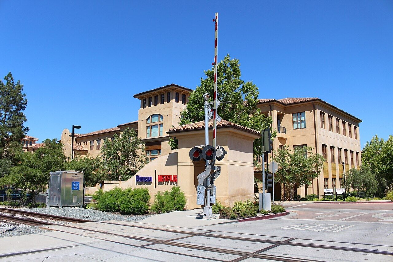 Netflix: The Netflix headquarters at 100 Winchester Circle