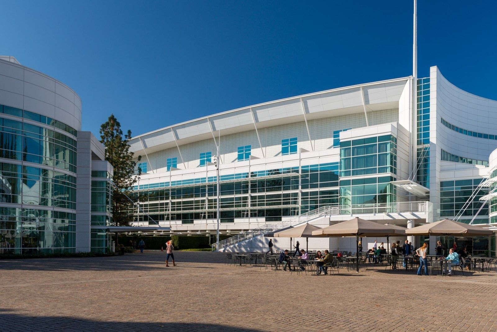 A Nike campus building