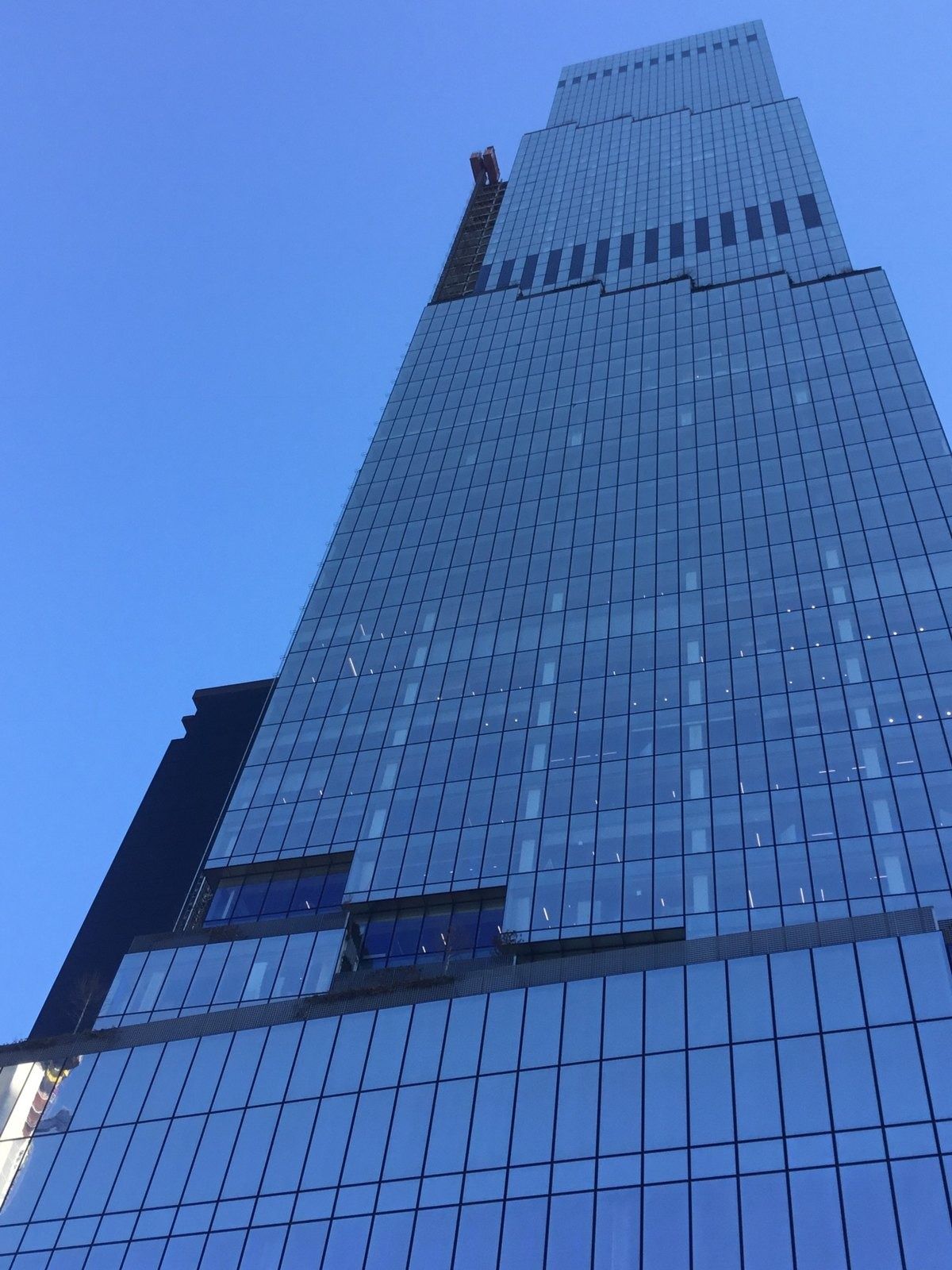 Pfizer: The Spiral's glass facade