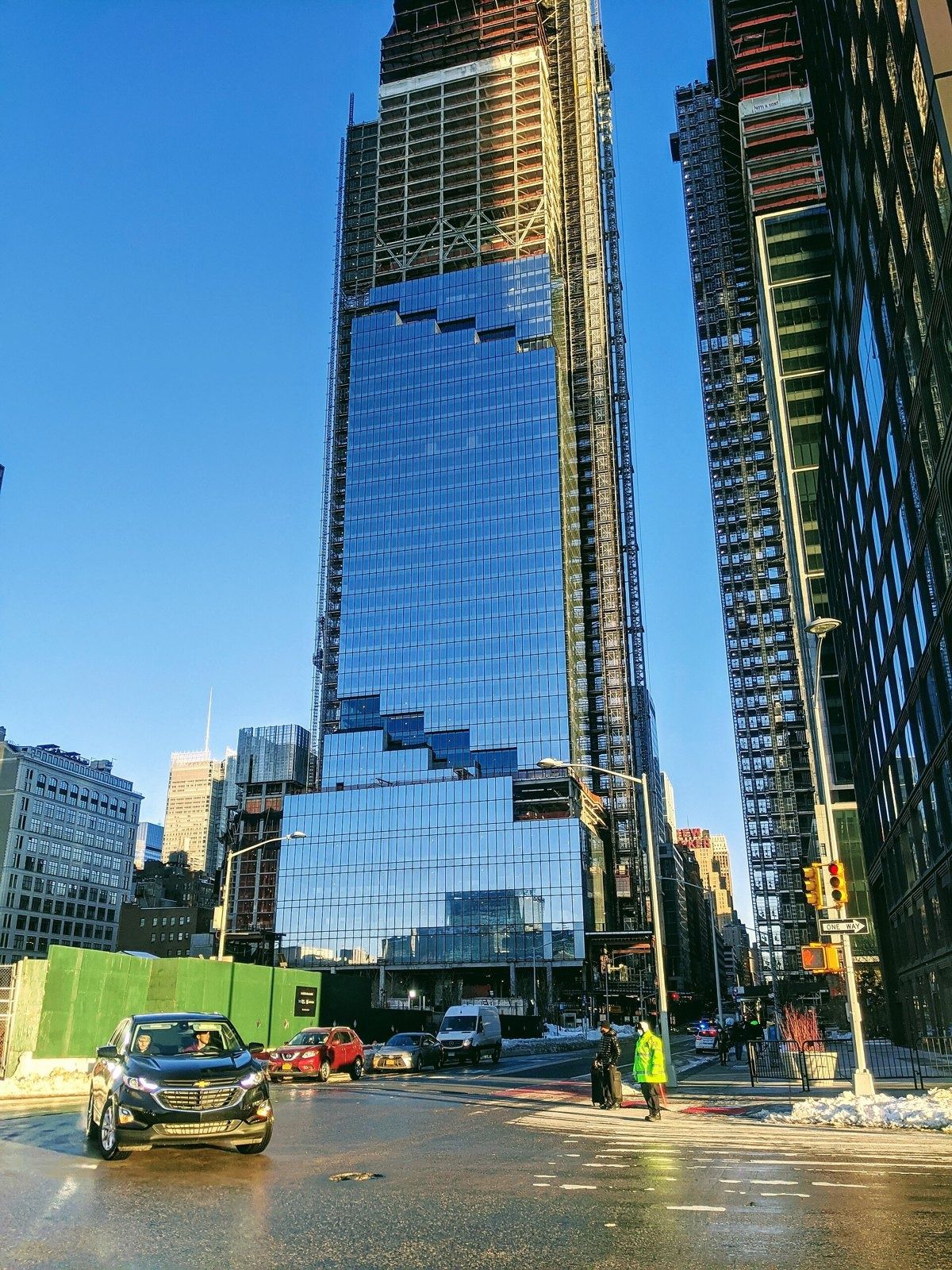 The Spiral under construction