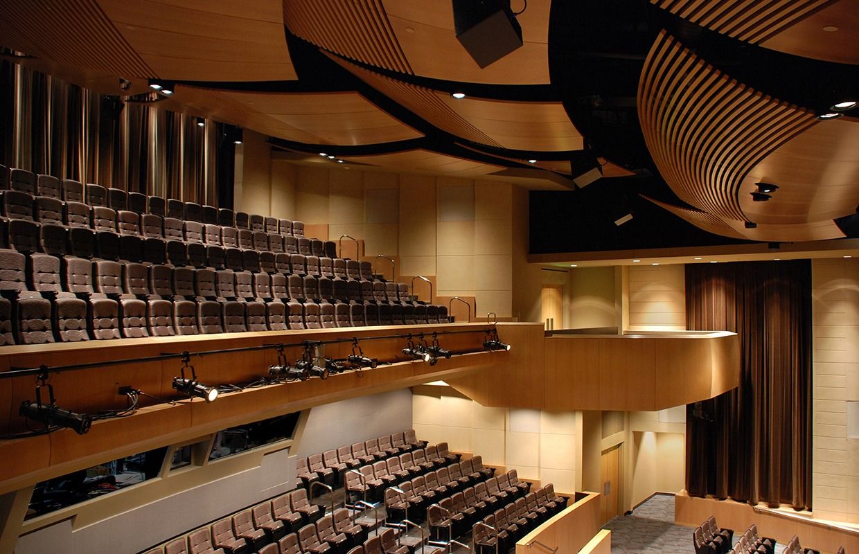 Qualcomm: Auditorium balcony and seating