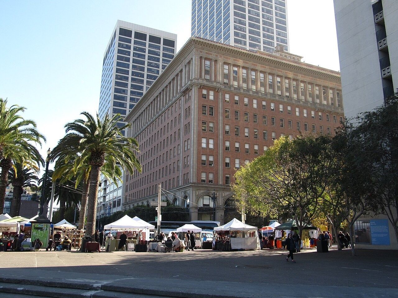 The Southern Pacific Building, known as The Landmark, at One Market