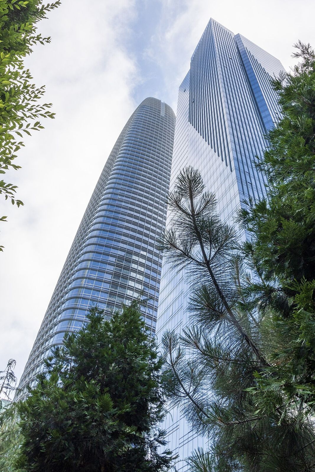 Salesforce: Salesforce Tower rising beside other towers