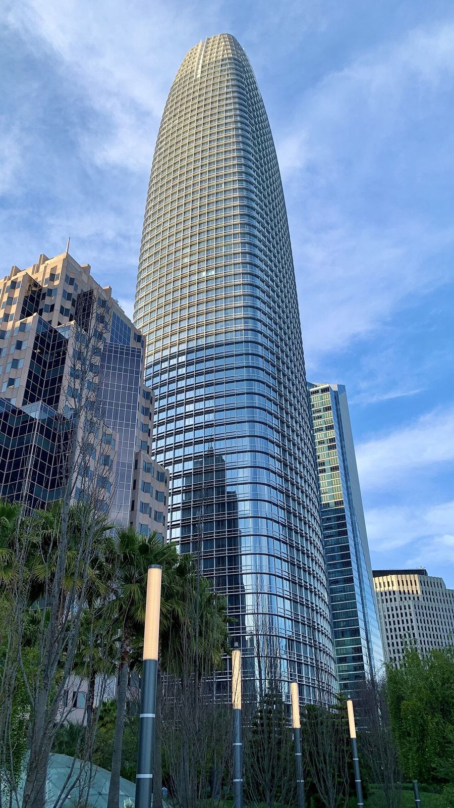 Salesforce: Salesforce Tower from the park