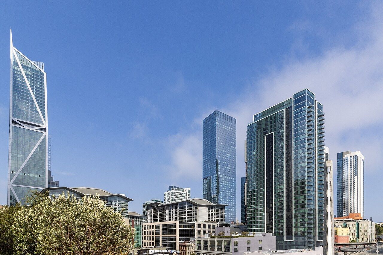 Salesforce: View east from Salesforce Park
