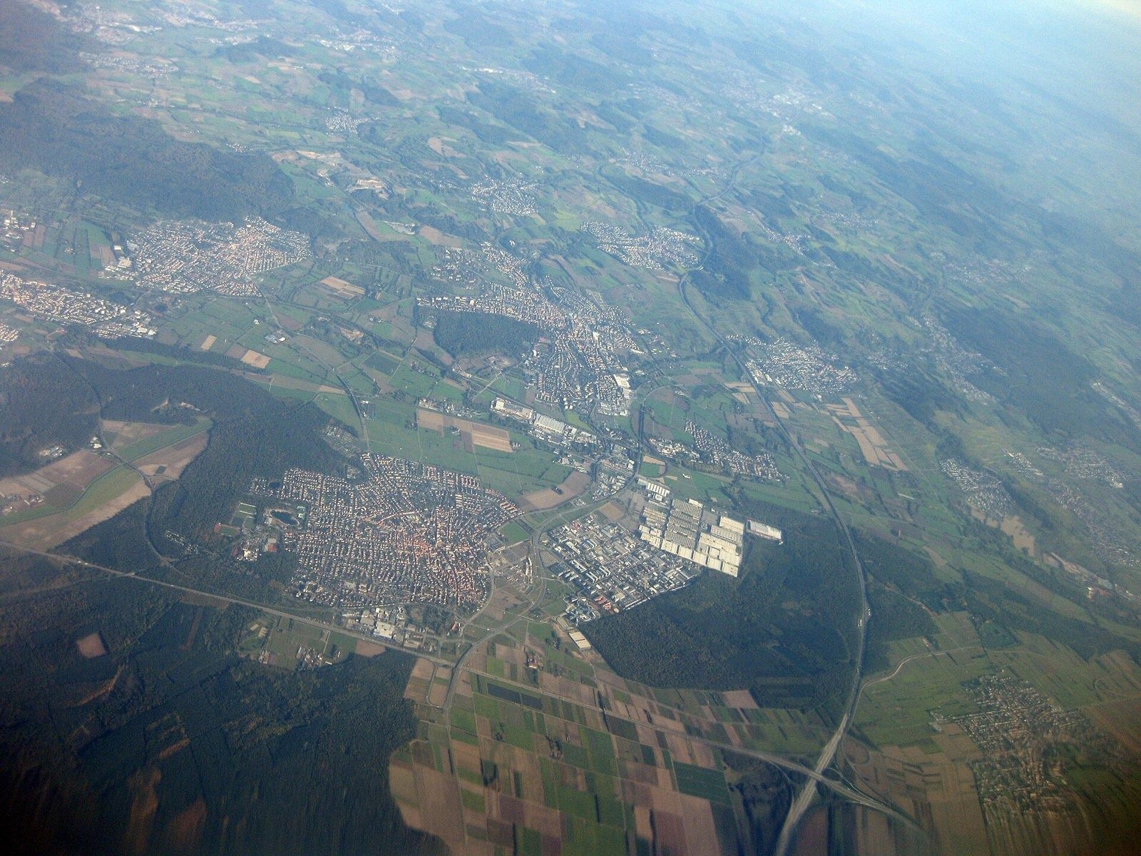 SAP: Aerial view of Walldorf
