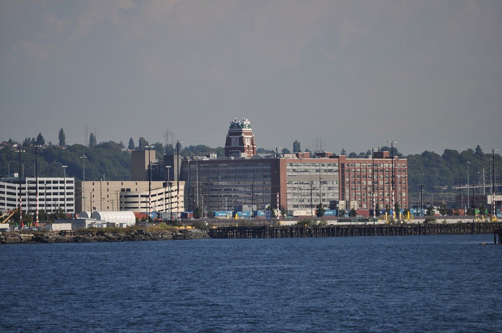 Starbucks: Starbucks Center seen across the water