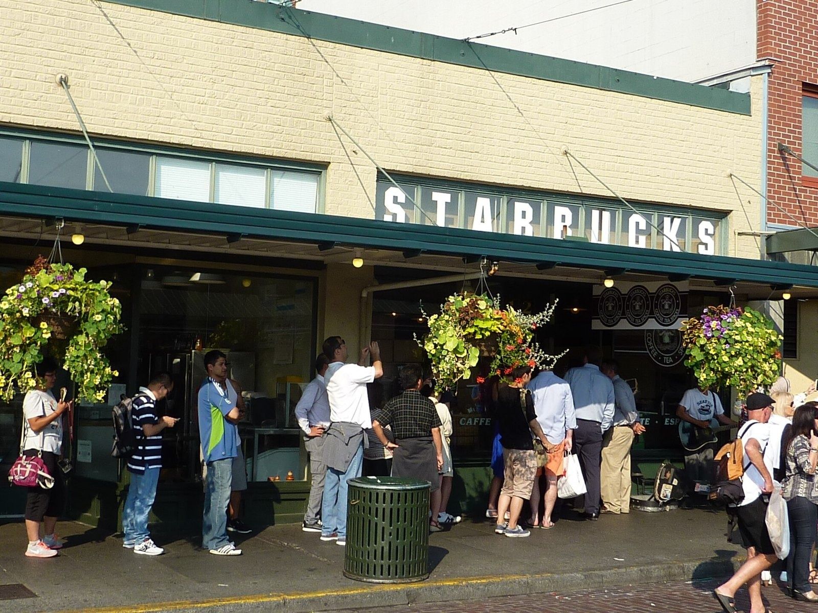 The original Starbucks at Pike Place Market