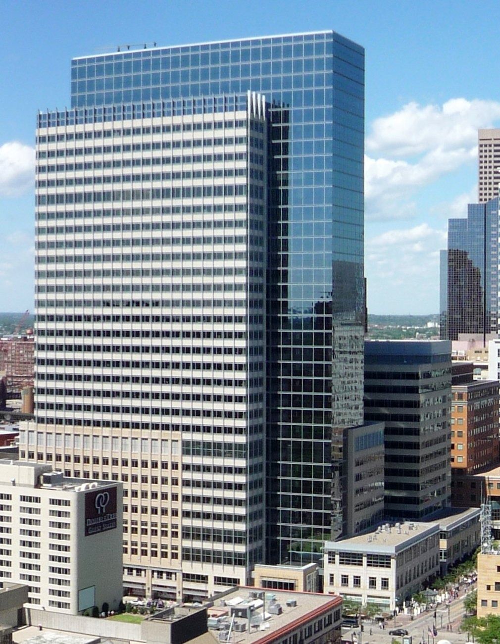 Target Plaza towers in downtown Minneapolis