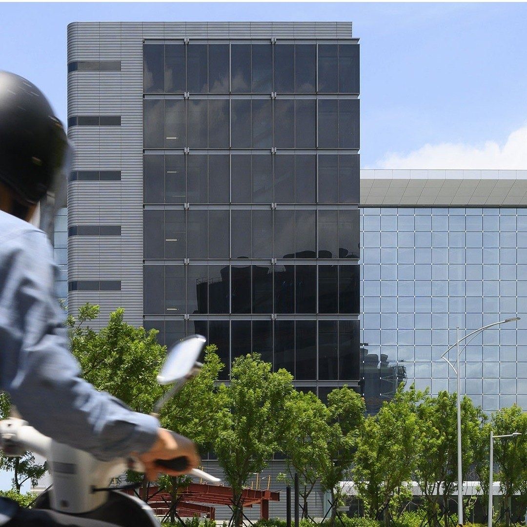 TSMC: Buildings seen from the road