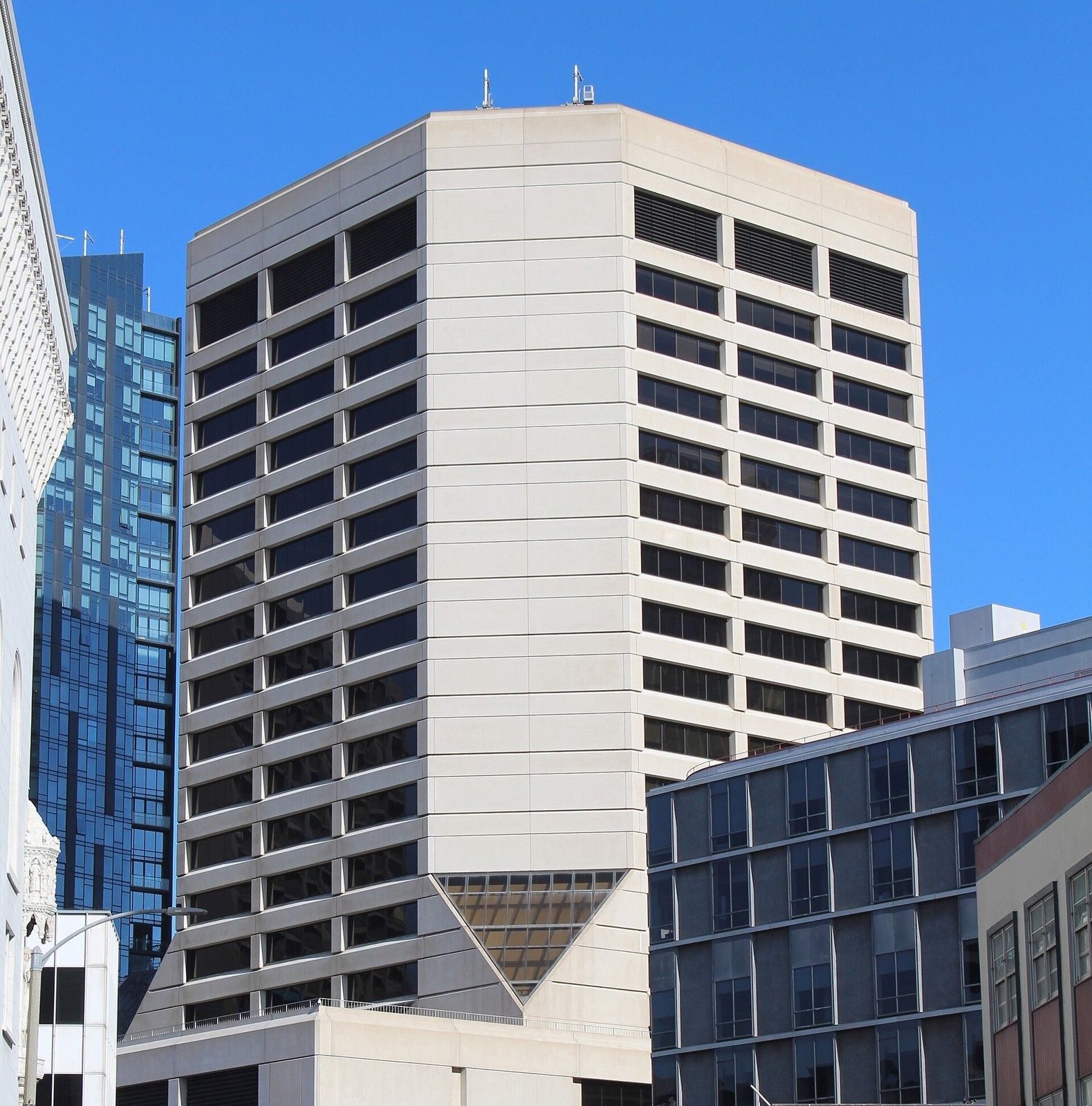1455 Market Street, a white office tower in Mid-Market