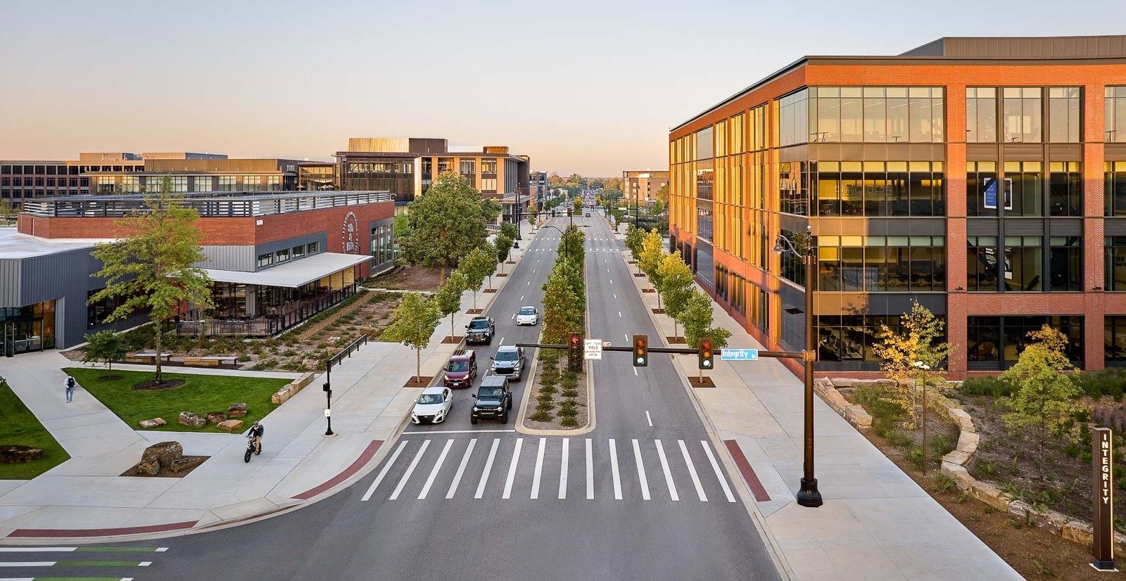 Walmart: A street through the campus